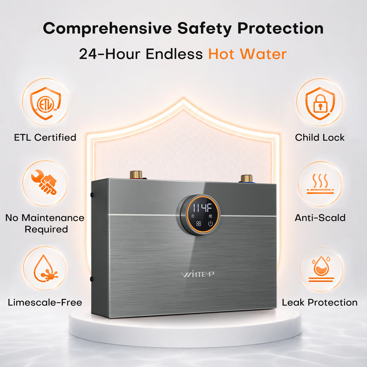WM09 Plus Smart Point-of-Use Tankless Electric Water Heater