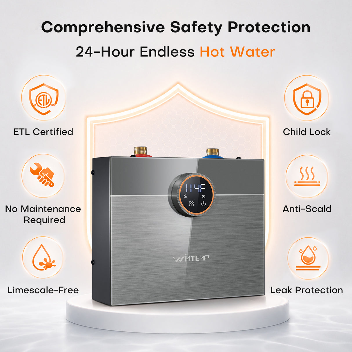 WM07 Plus Smart Point-of-Use Tankless Electric Water Heater